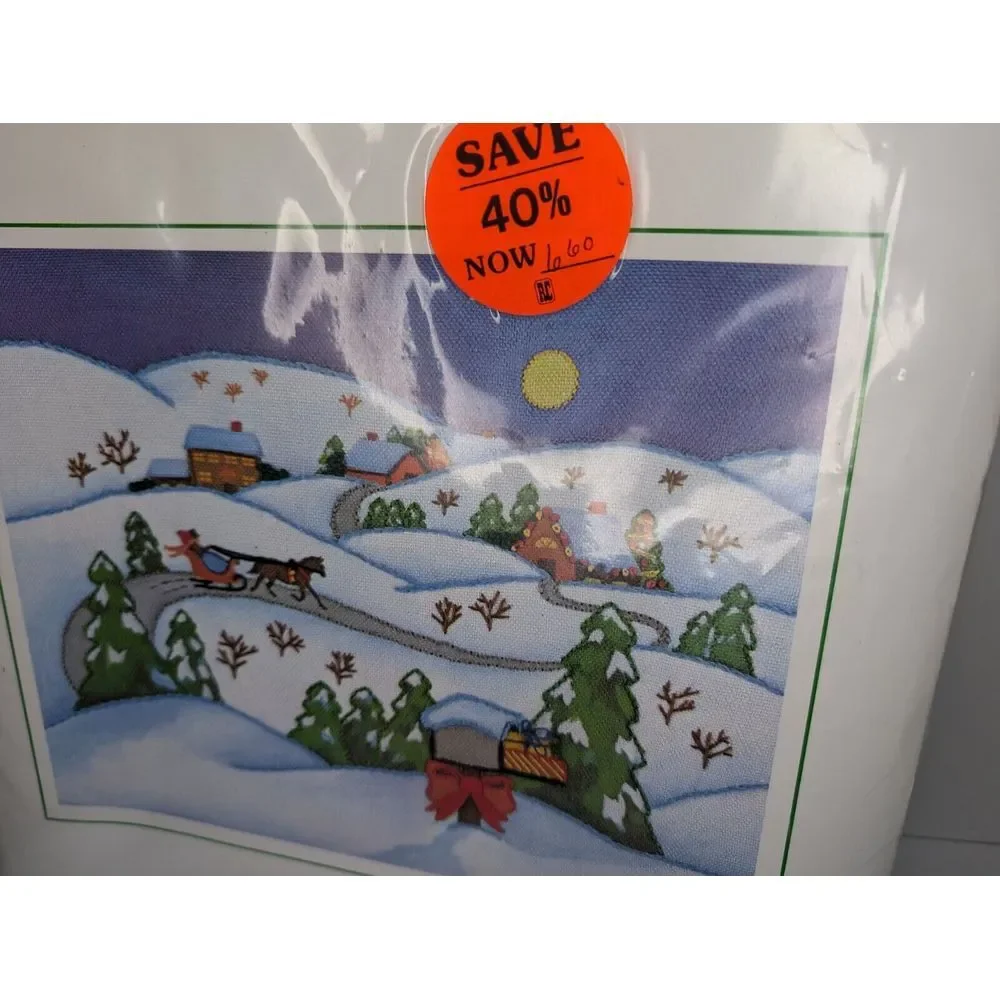 Vintage Sunset Stitchery 2100 Quilted‎ Christmas Eve by Linda Gillum 8